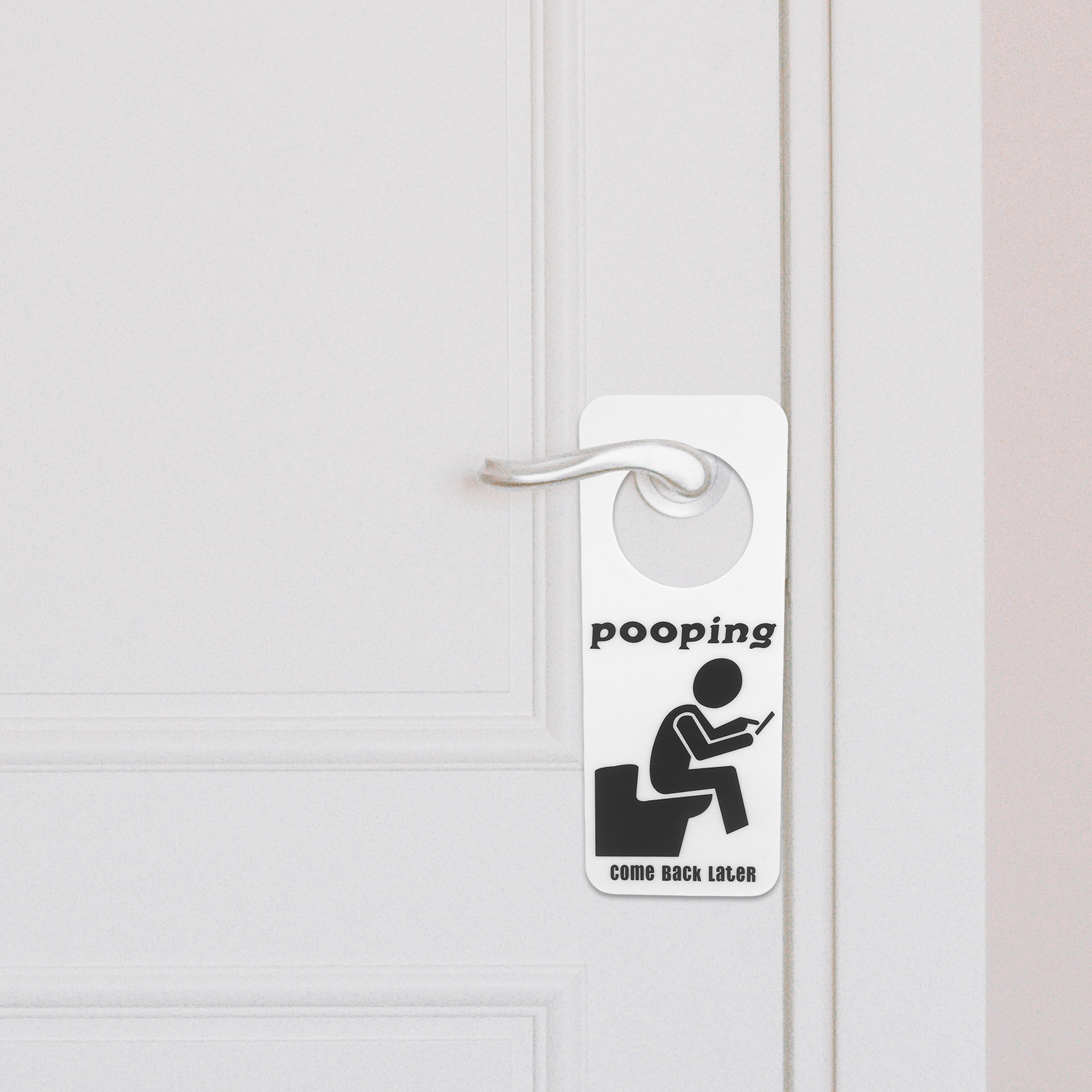 Home Bathroom Occupied Sign - Toilet Occupied Door Sign Funny Bathroom