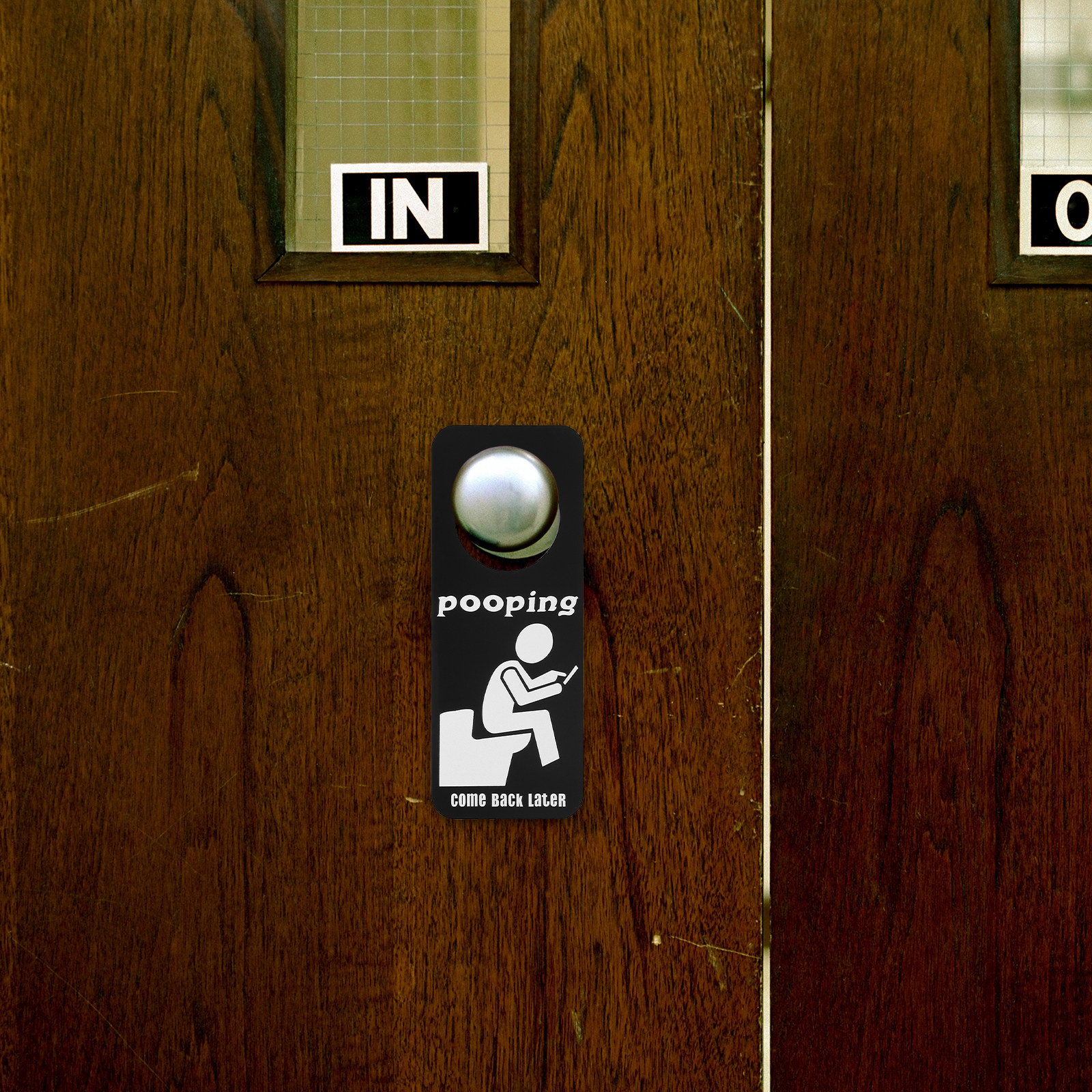 Home Bathroom Occupied Sign - Unique Funny Bathroom Door Occupied Sign