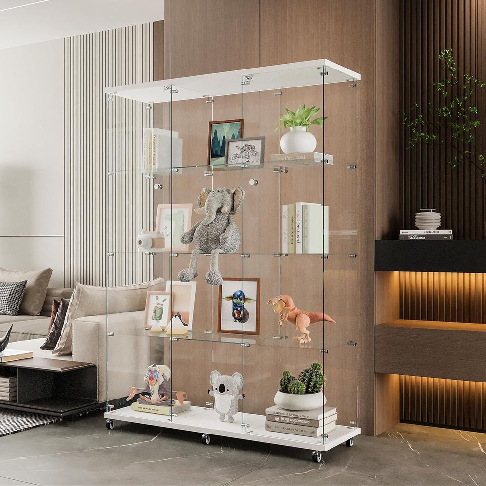Home & Bathroom Building Products Pte Ltd - Extra Large Glass Display Cabinet, Ideal