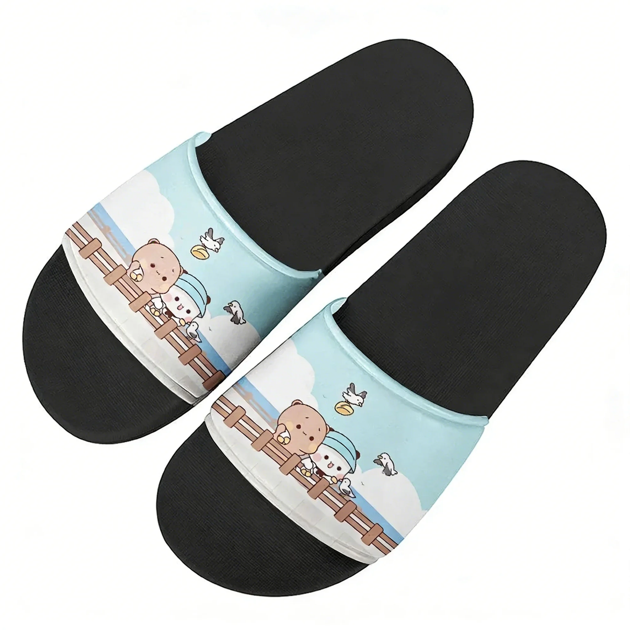 Home Outdoor Bathroom - Cartoon Animation Bubu Dudu Slippers Home