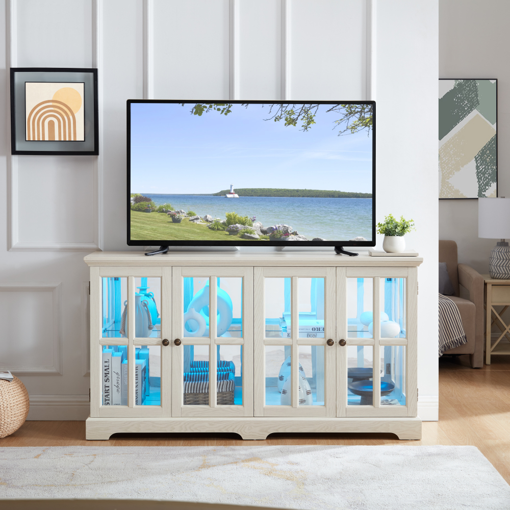 Home & Bathroom Building Products Pte Ltd - LED Curio Display Cabinet Vintage Showcase