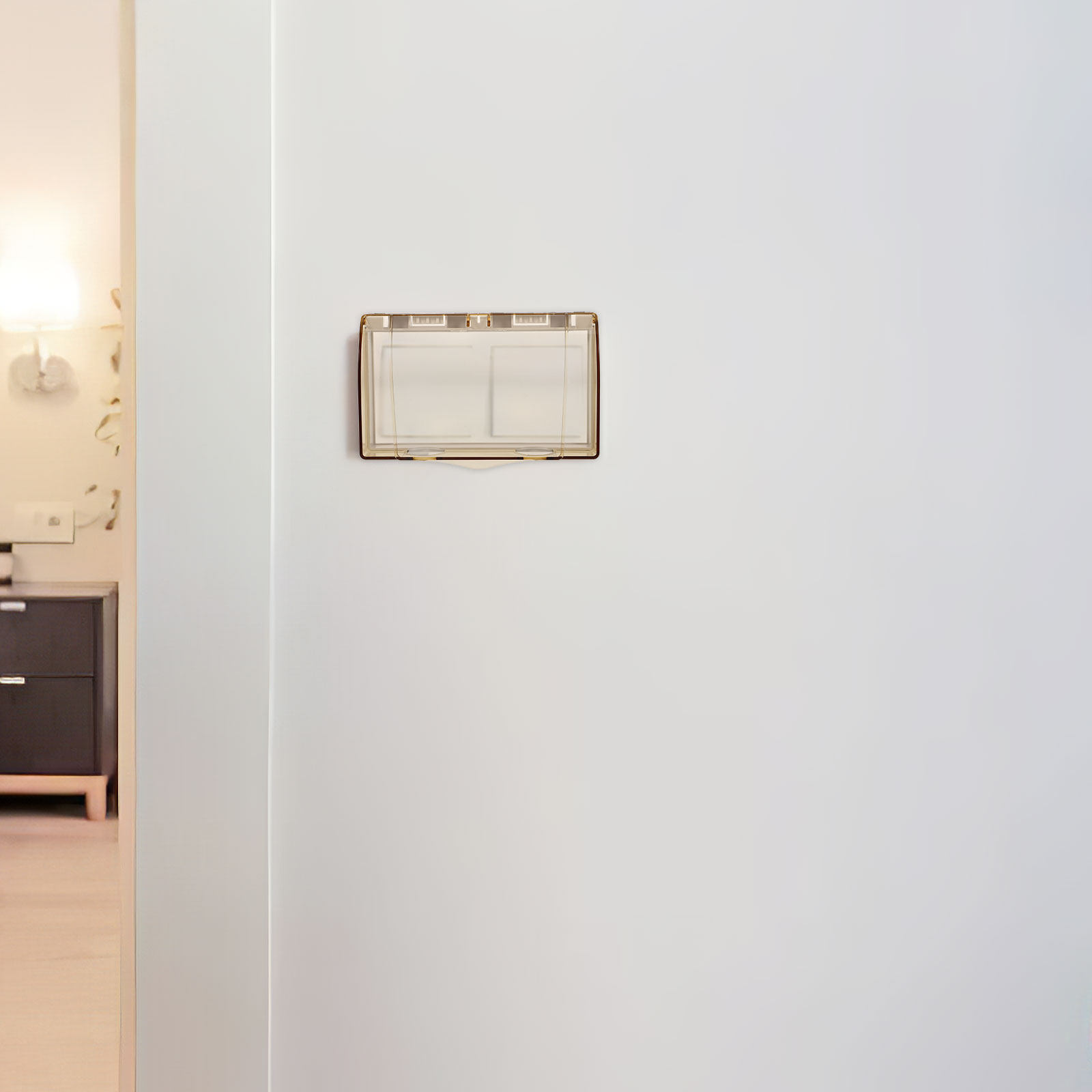 Home Outlet Bathroom - Plastic Bathroom Outlet Cover Adhesive Socket