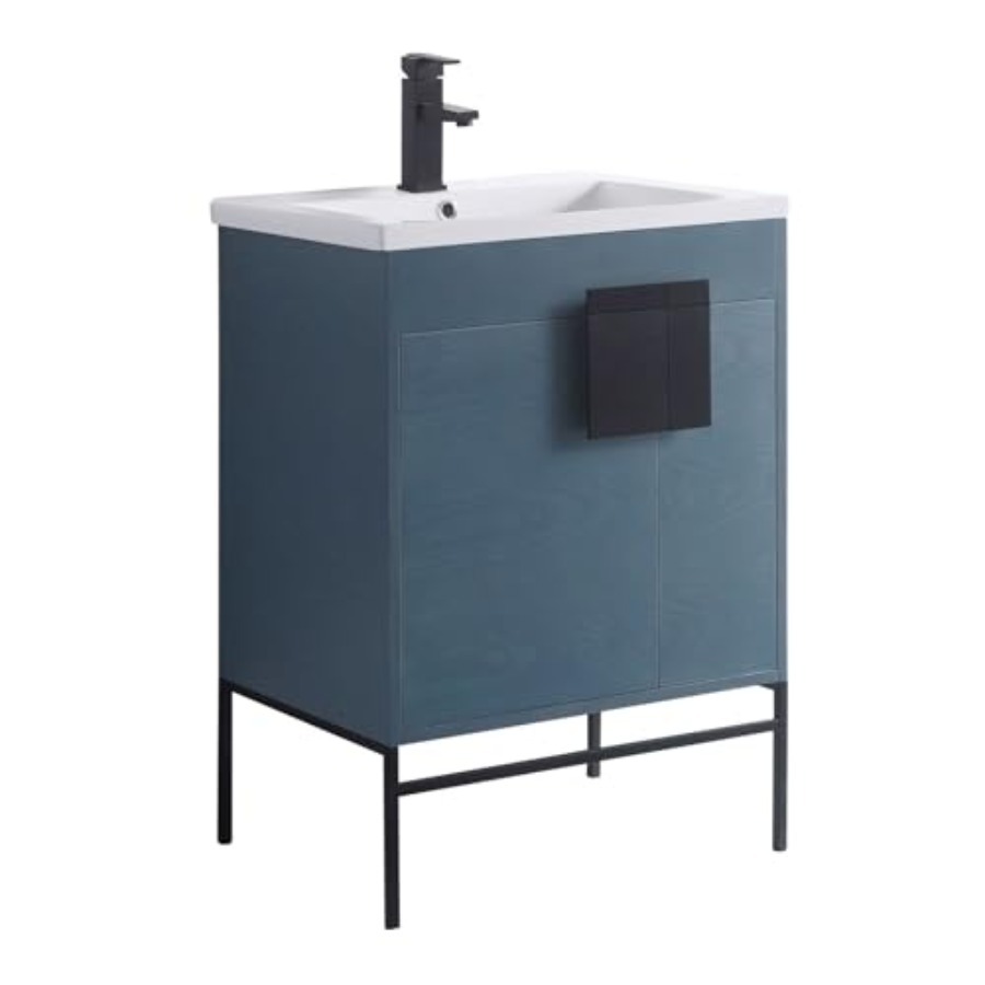 Home Hardware Bathroom Vanity - 24 Inch Bathroom Vanity with Sink,