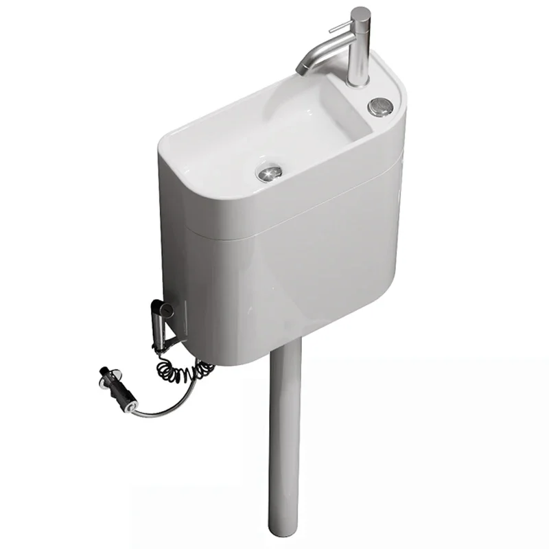 Home Bathroom Urinal - Squatting toilet ceramic water tank with