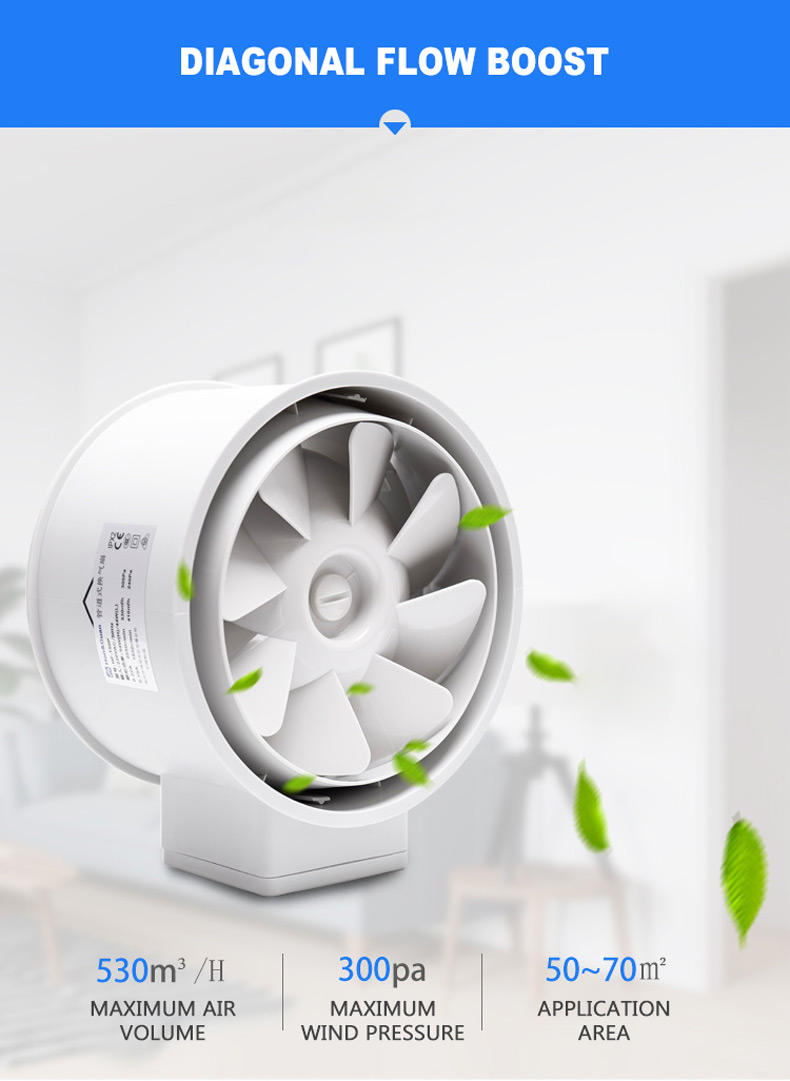 2026 6'' Inline Duct Fan Air V - مراجعة Home Bathroom Extractor Fan وسعره