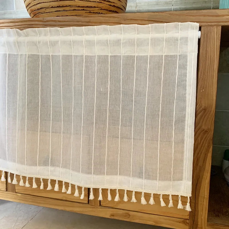 Cabinet Short Sheer Curtains,  - مراجعة Japan Bathroom.Home وسعره