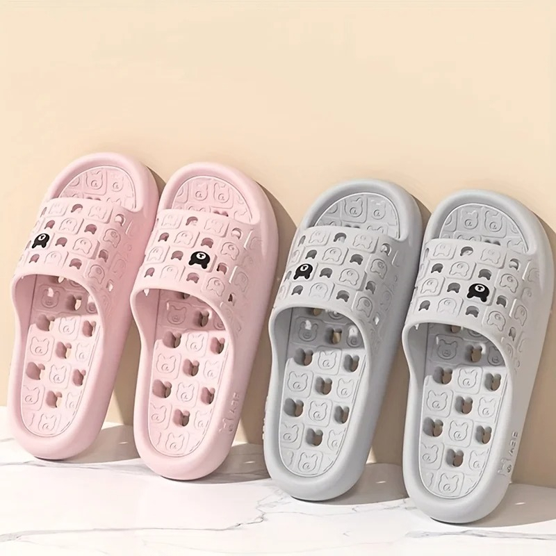 Men Women EVA cute bear Bathro - مراجعة Home Outdoor Bathroom وسعره