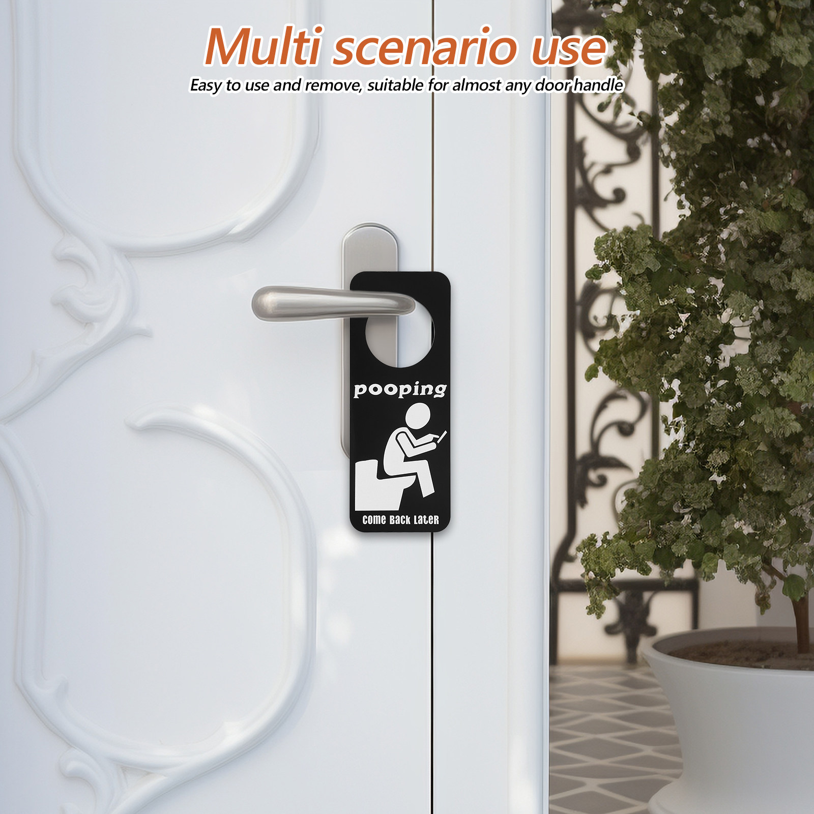 Unique Funny Bathroom Door Occ - مراجعة Home Bathroom Occupied Sign وسعره