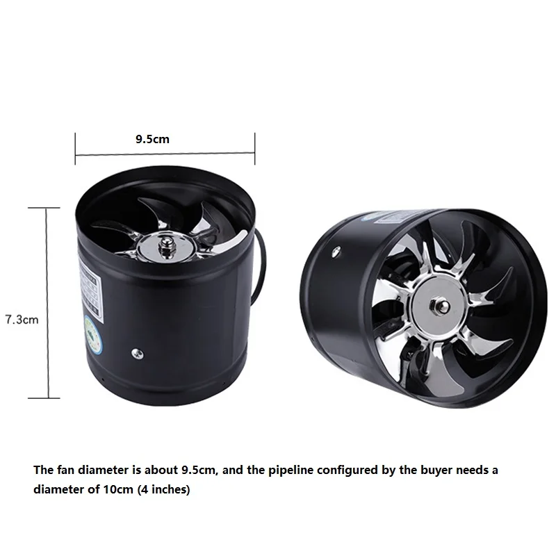 4 Inch Fan Air Ventilator For  - مراجعة Home Bathroom Extractor Fan وسعره