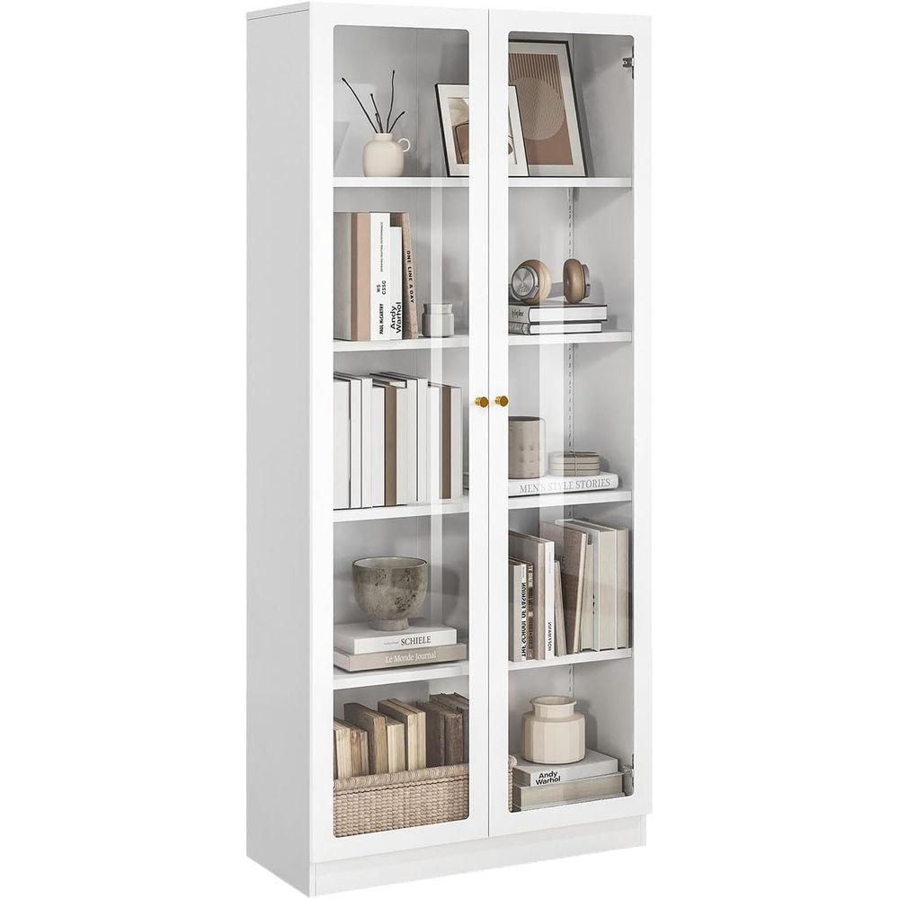 70.87 Tall Metal Bookshelf, 5- - مراجعة Home & Bathroom Building Products Pte Ltd وسعره