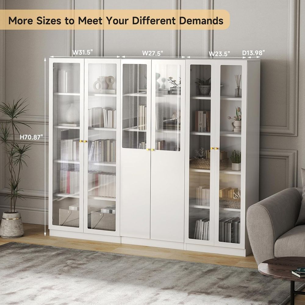 70.87 Tall Metal Bookshelf, 5- - مراجعة Home & Bathroom Building Products Pte Ltd وسعره