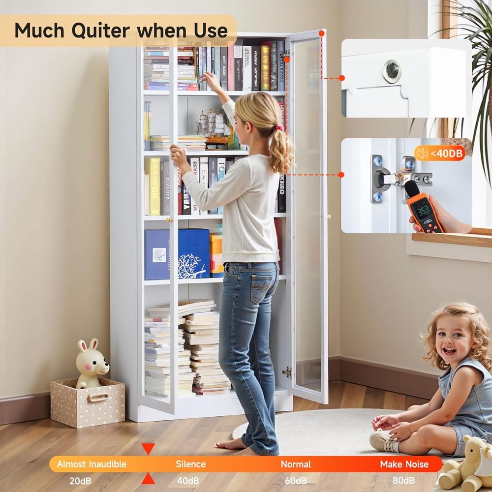 70.87 Tall Metal Bookshelf, 5- - مراجعة Home & Bathroom Building Products Pte Ltd وسعره