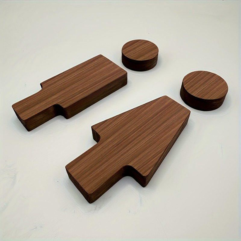 2PCS Wooden Bathroom Sign for  - مراجعة Home Bathroom Sign وسعره