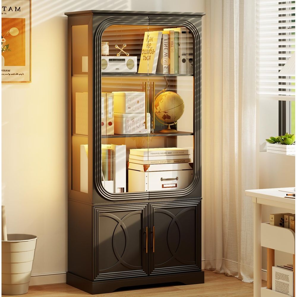 69 Tall Glass Display Cabinet  - مراجعة Home & Bathroom Building Products Pte Ltd وسعره