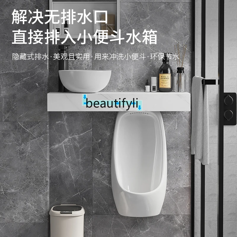 Urinal rock slab countertop in - مراجعة Home Bathroom Urinal وسعره