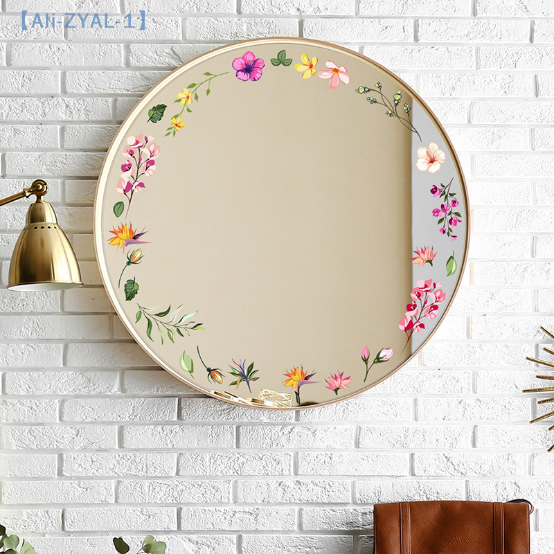 【ZYAL-1】Floral Mirror Stickers - مراجعة Jet Home Bathroom Mirrors وسعره