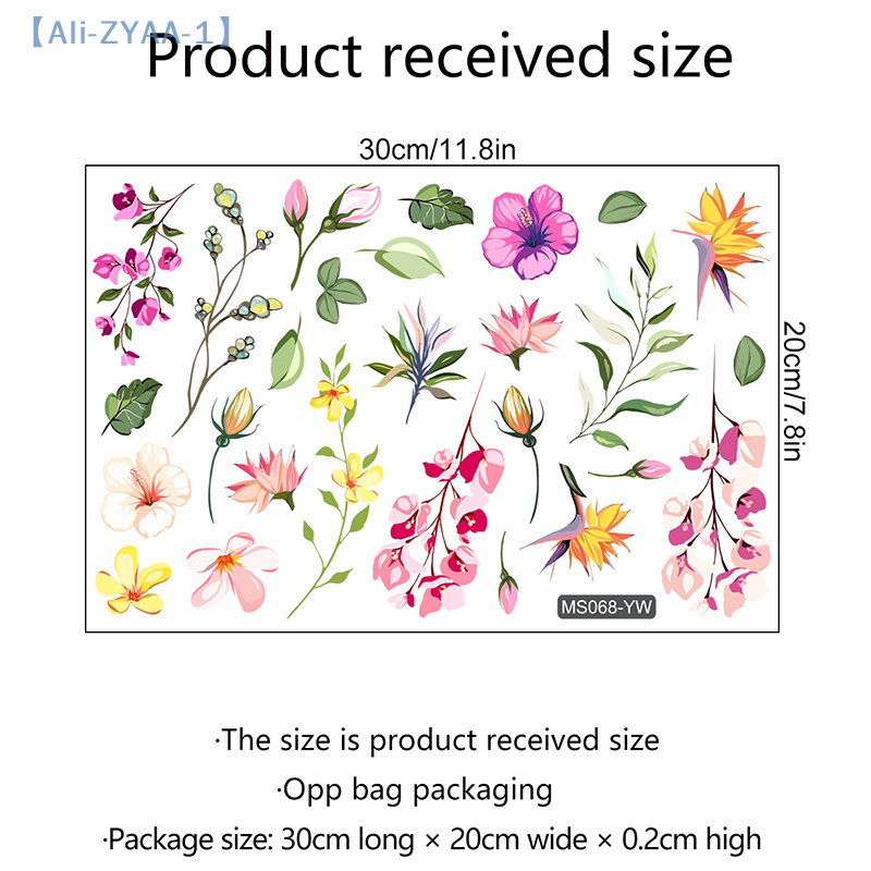 【ZYAA-1】Floral Mirror Stickers - مراجعة Jet Home Bathroom Mirrors وسعره
