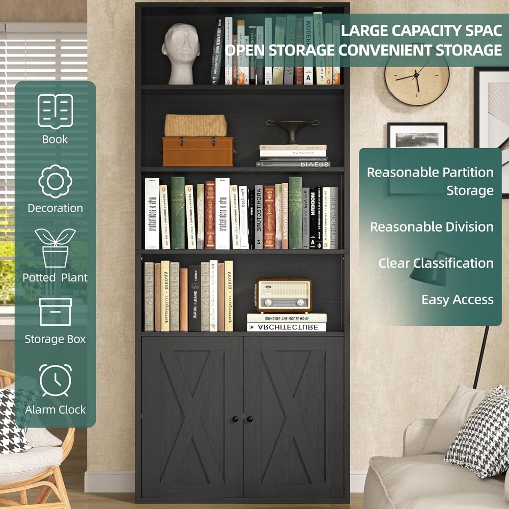 Industrial Bookshelf with Door - مراجعة Home & Bathroom Building Products Pte Ltd وسعره