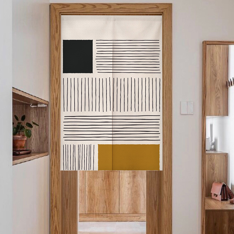 Wabi-sabi Style Door Curtain S - مراجعة Japan Bathroom.Home وسعره