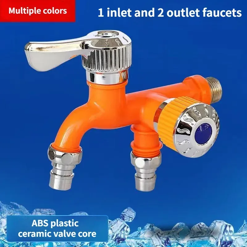 Faucet Double Outlet Dual Cont - مراجعة Home Outlet Bathroom وسعره