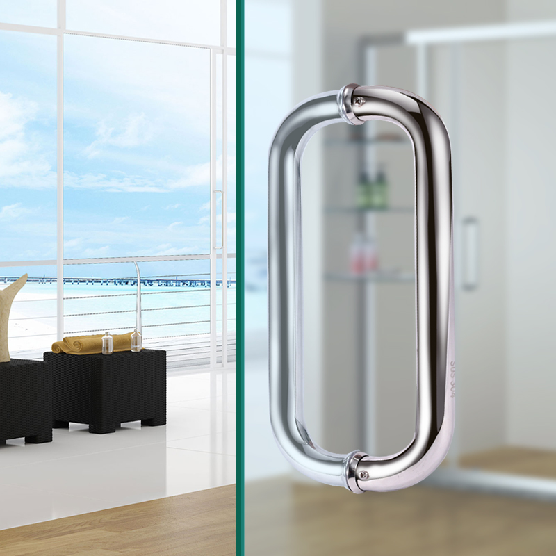 1 Pair Stainless Steel Glass D - مراجعة Bathroom Home Improvement وسعره