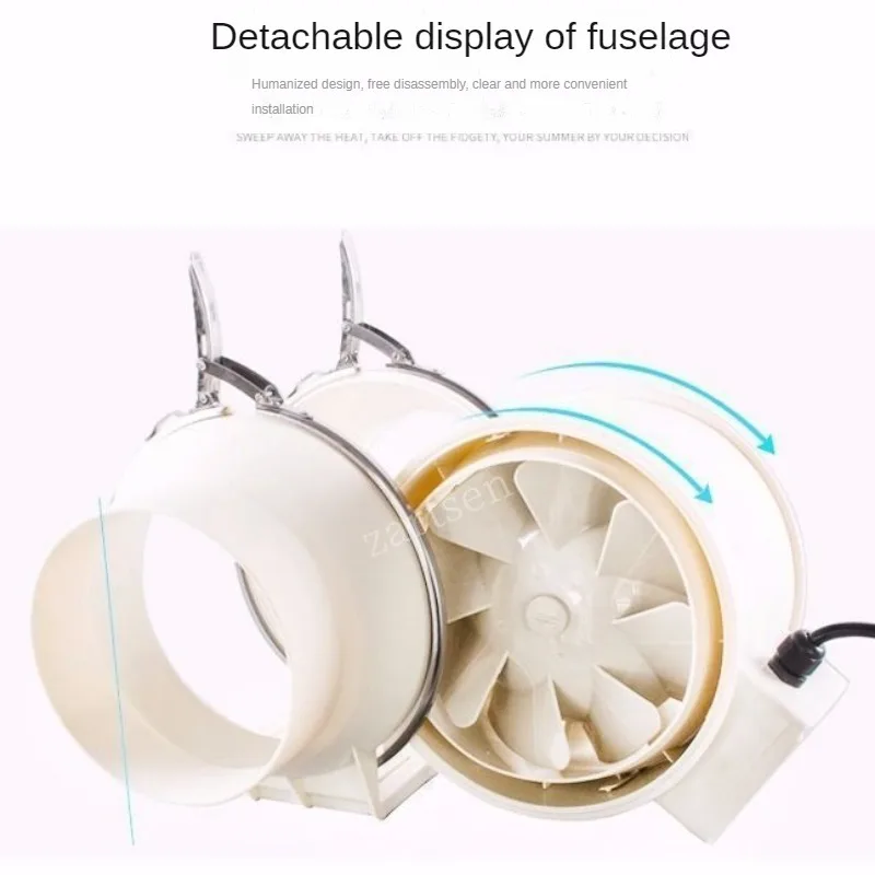 4/5/6 inch 110-220V Exhaust Fa - مراجعة Home Bathroom Extractor Fan وسعره