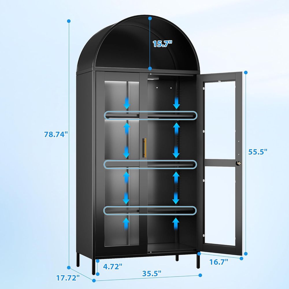 78.74 High Metal Arched Cabine - مراجعة Home & Bathroom Building Products Pte Ltd وسعره