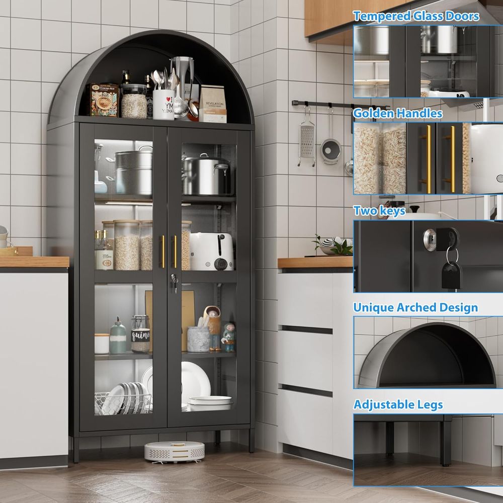 78.74 High Metal Arched Cabine - مراجعة Home & Bathroom Building Products Pte Ltd وسعره