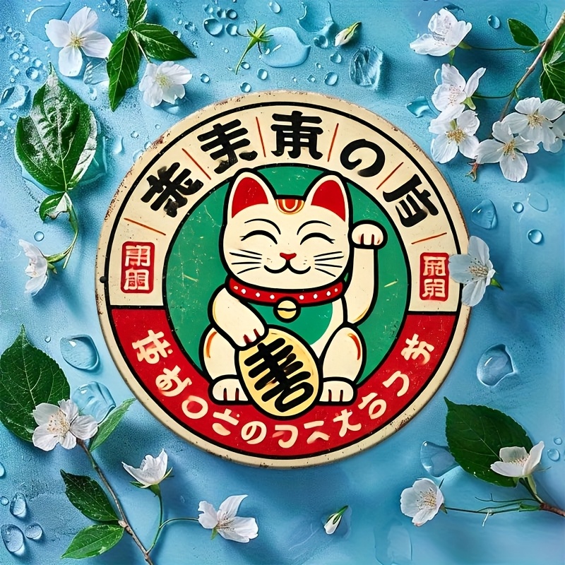 Vintage Japanese Maneki Neko C - مراجعة Home Bathroom Sign وسعره