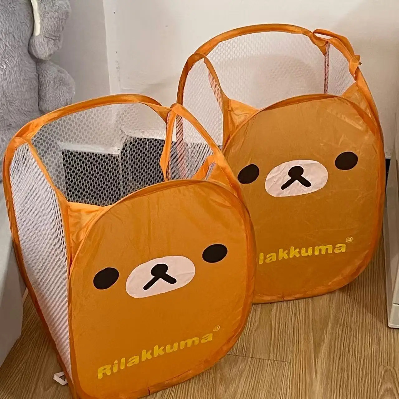 Hot Rilakkuma Mesh Folding Lar - مراجعة Bathroom Home Improvement وسعره