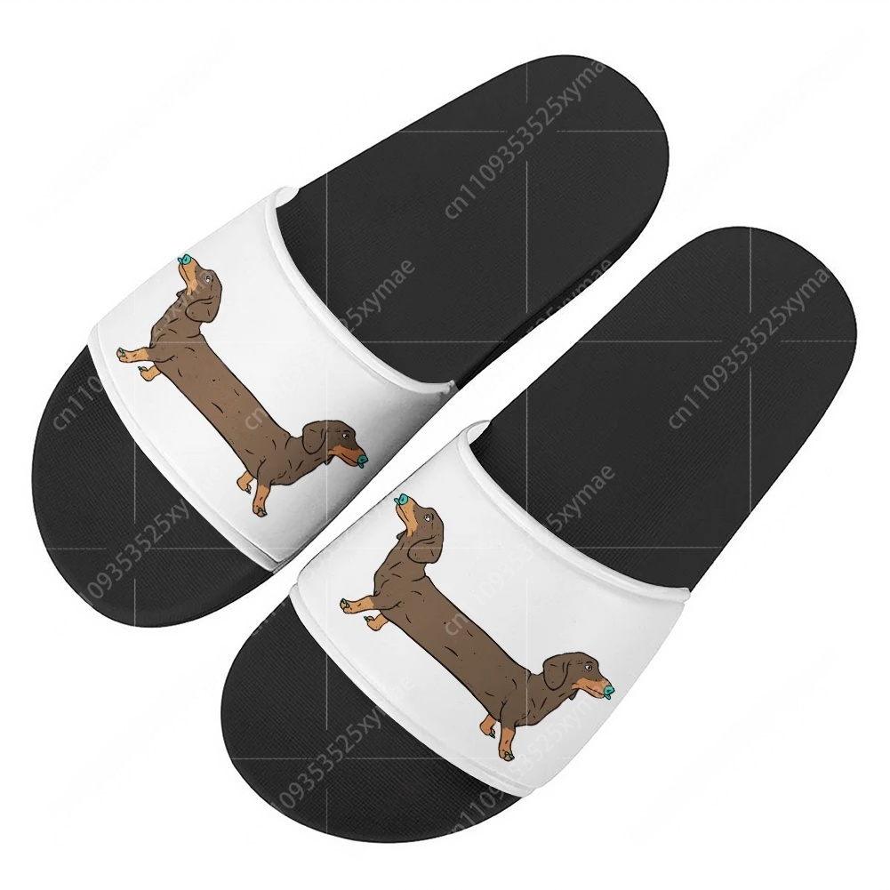 Cute Cartoon Sausage Dog Slipp - مراجعة Home Outdoor Bathroom وسعره