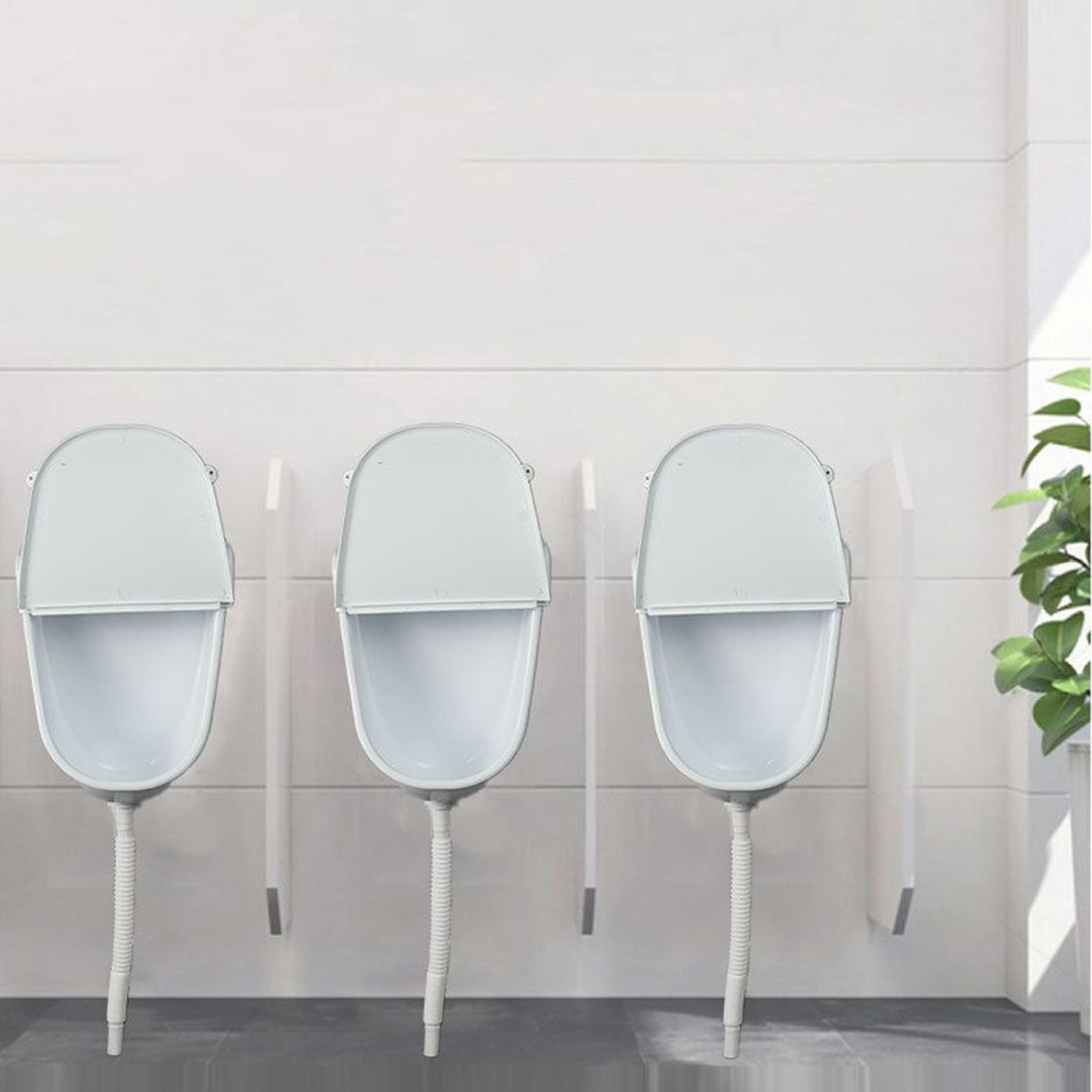 Wall Urinal with Lid Commercia - مراجعة Home Bathroom Urinal وسعره