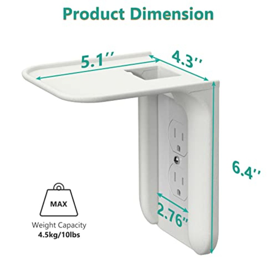 Outlet Shelf Wall Holder, Bath - مراجعة Home Outlet Bathroom وسعره