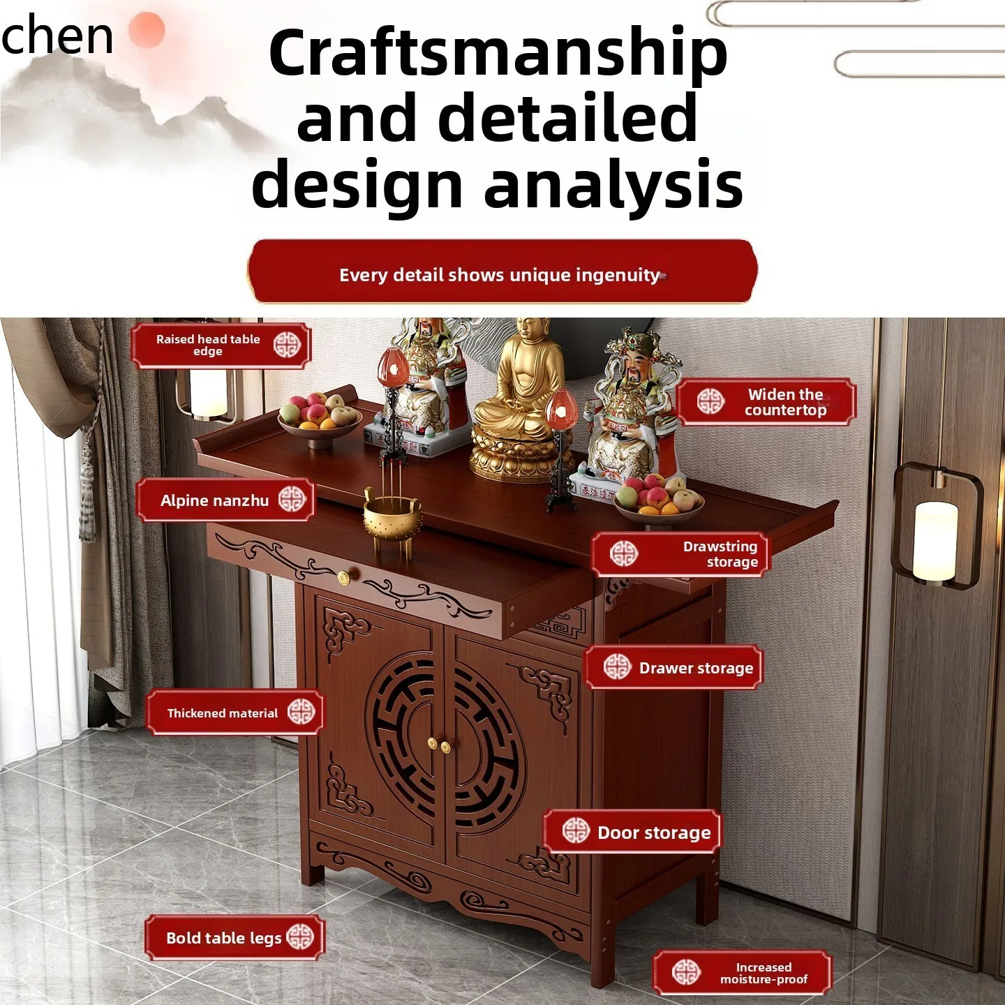 r5.20 Standing Cabinet Altar B - مراجعة Home & Bathroom Building Products Pte Ltd وسعره