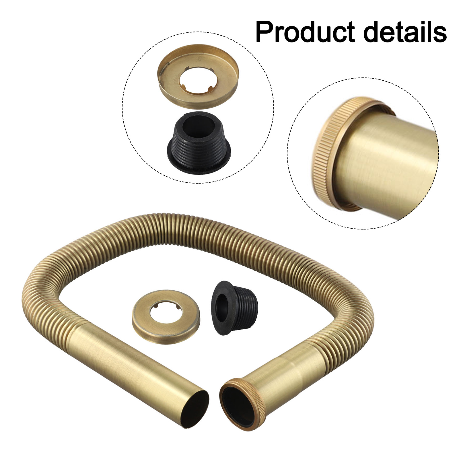 1pc Flexible Hose Brass Hose S - مراجعة Bathroom Home Improvement وسعره