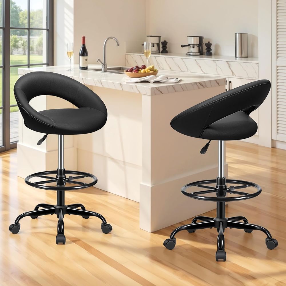 Adjustable Swivel Bar Stools w - مراجعة Home & Bathroom Building Products Pte Ltd وسعره