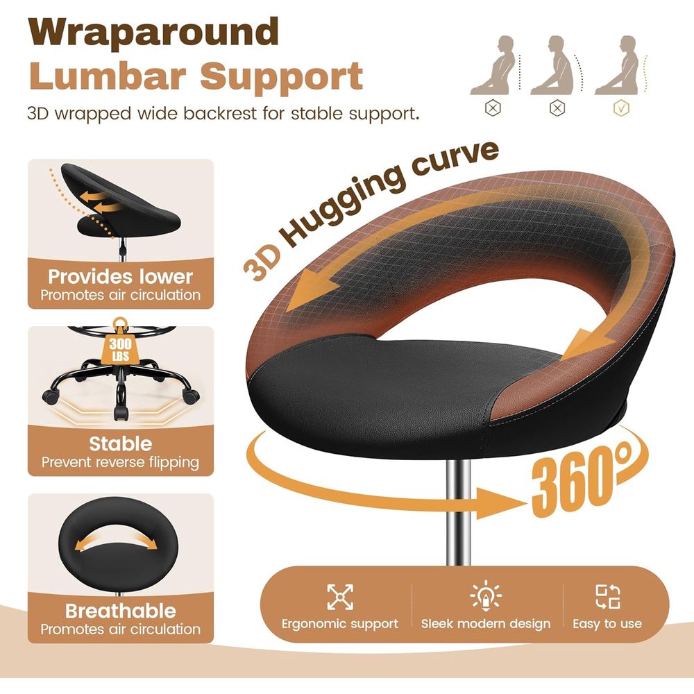 Adjustable Swivel Bar Stools w - مراجعة Home & Bathroom Building Products Pte Ltd وسعره