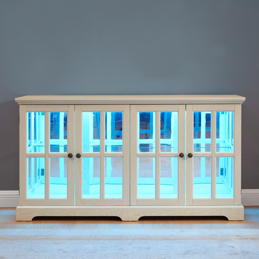 LED Curio Display Cabinet Vint - مراجعة Home & Bathroom Building Products Pte Ltd وسعره