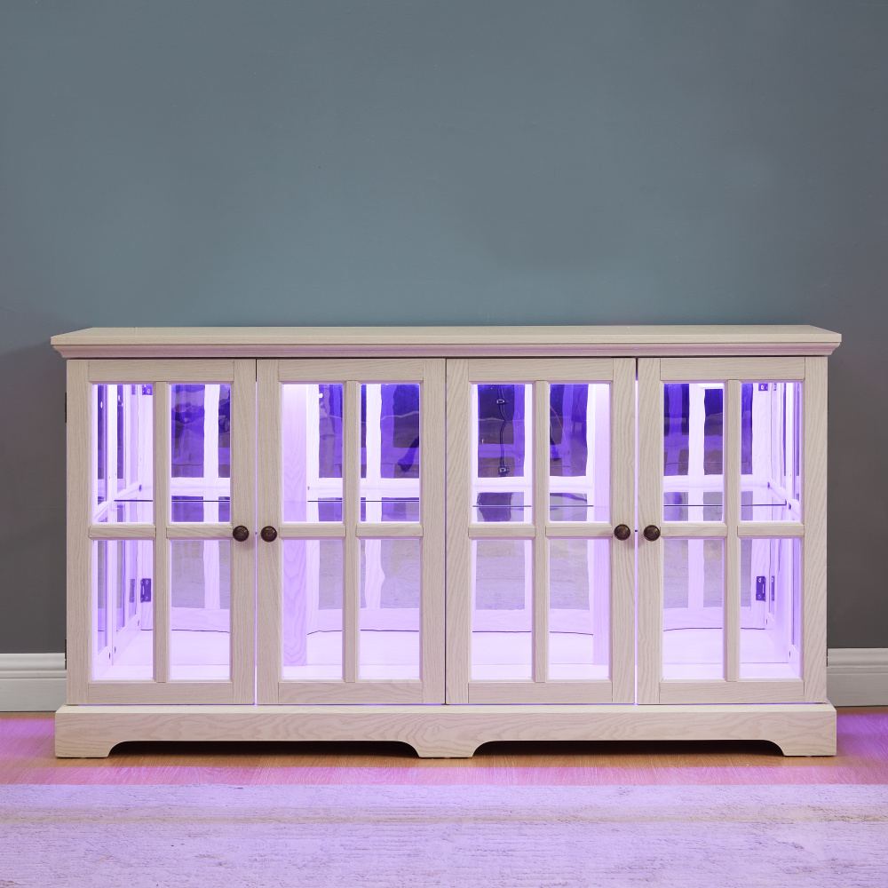 LED Curio Display Cabinet Vint - مراجعة Home & Bathroom Building Products Pte Ltd وسعره