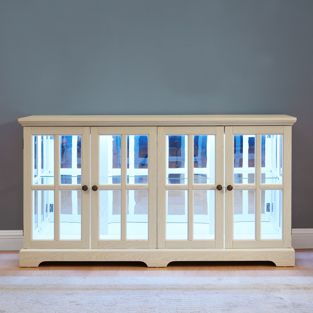 LED Curio Display Cabinet Vint - مراجعة Home & Bathroom Building Products Pte Ltd وسعره