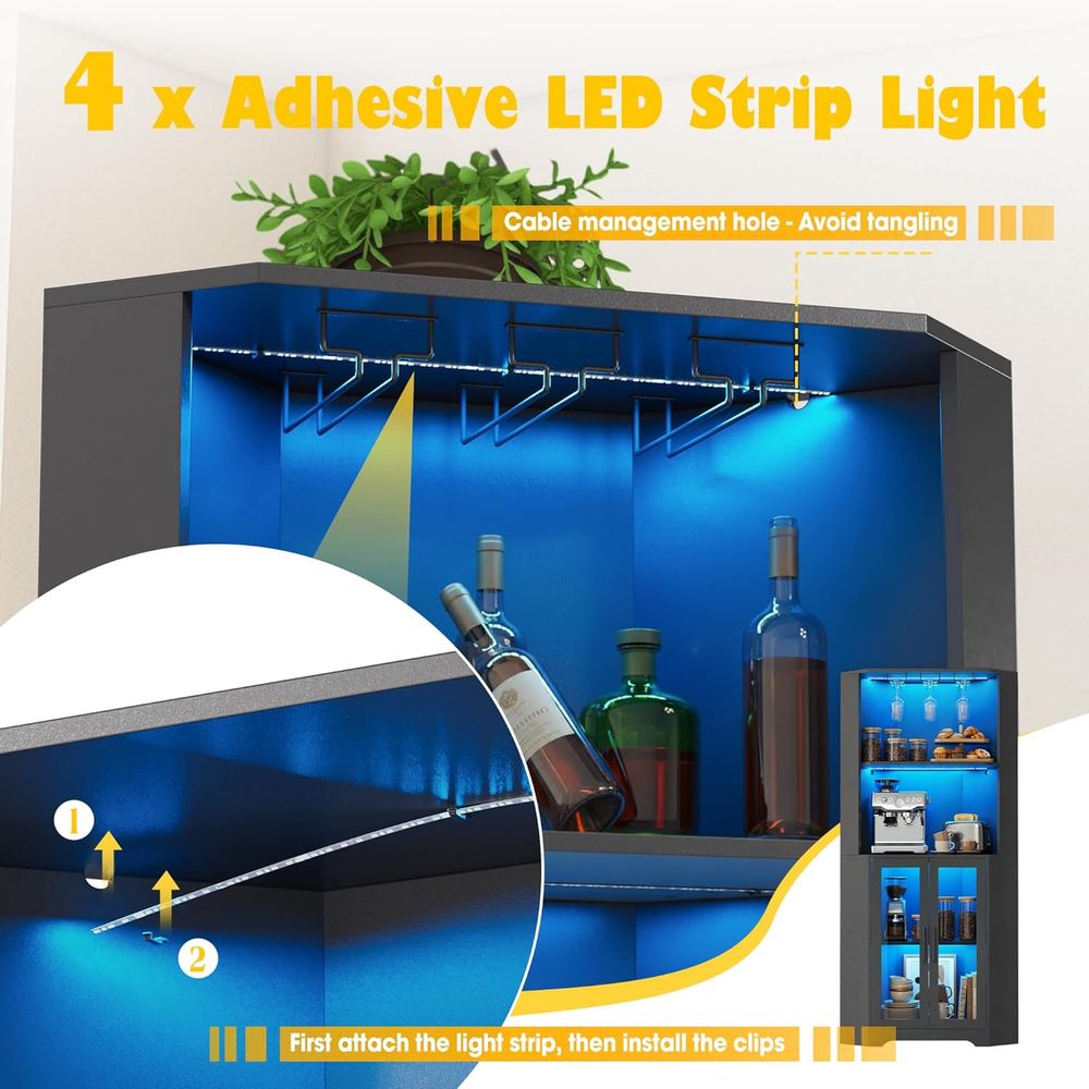 65 Tall LED-Illuminated Bar Ca - مراجعة Home & Bathroom Building Products Pte Ltd وسعره