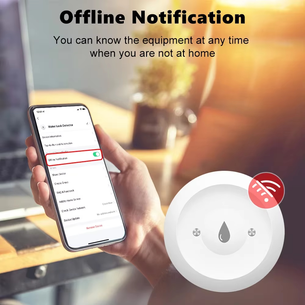 Tuya ZigBee 3.0 Water Leak Det - مراجعة Bathroom Home Improvement وسعره