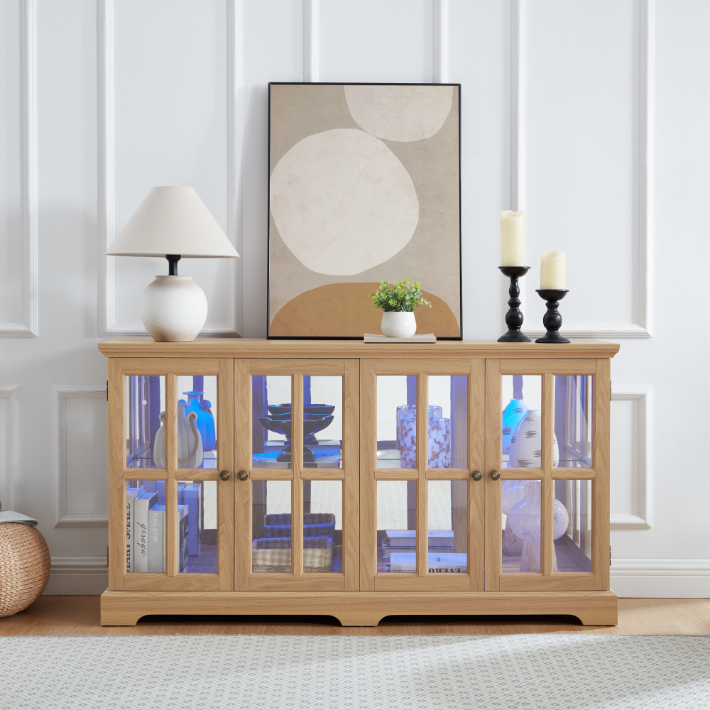 LED Curio Display Cabinet: Gla - مراجعة Home & Bathroom Building Products Pte Ltd وسعره