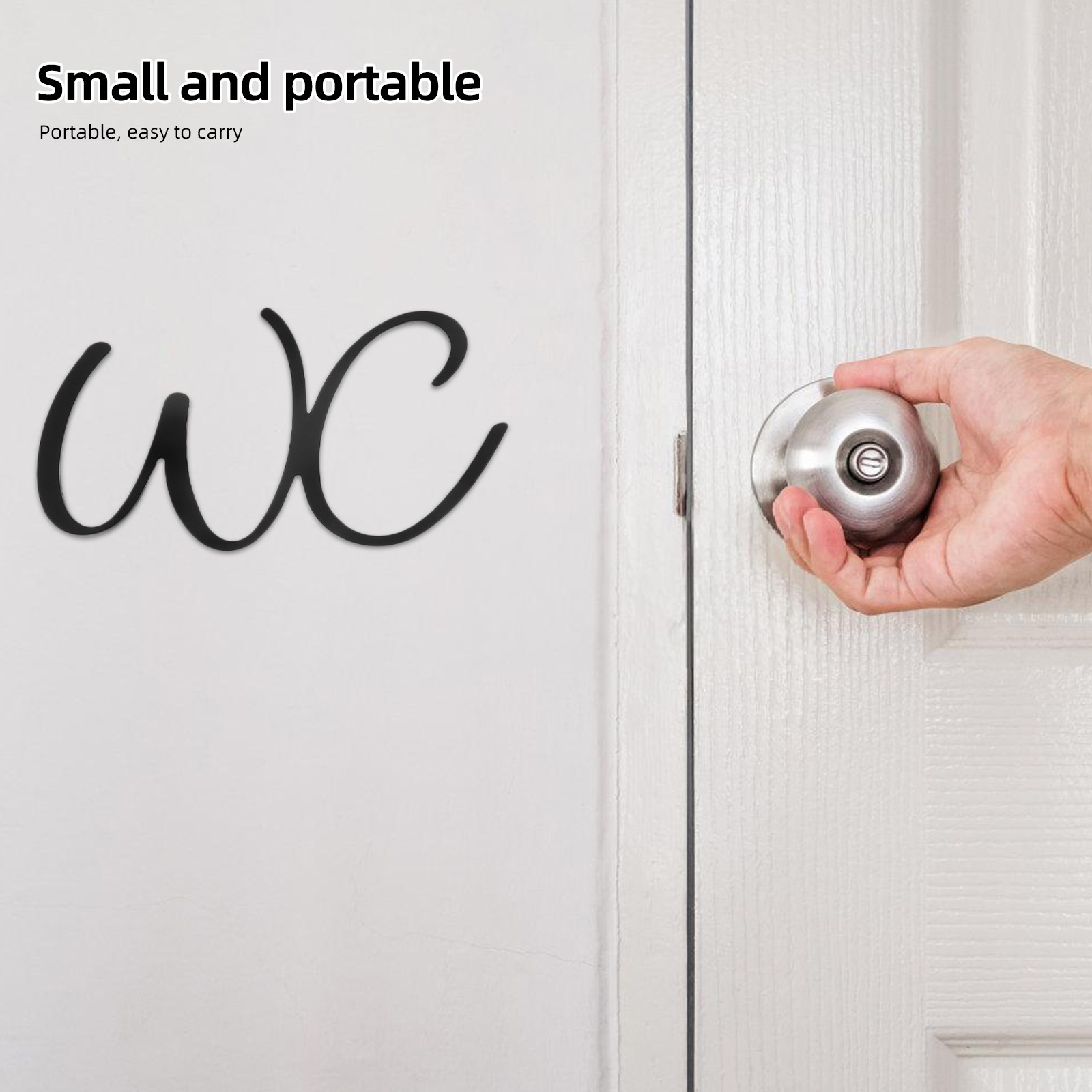 Bathroom Sign Toilet Door Iron - مراجعة Home Bathroom Sign وسعره