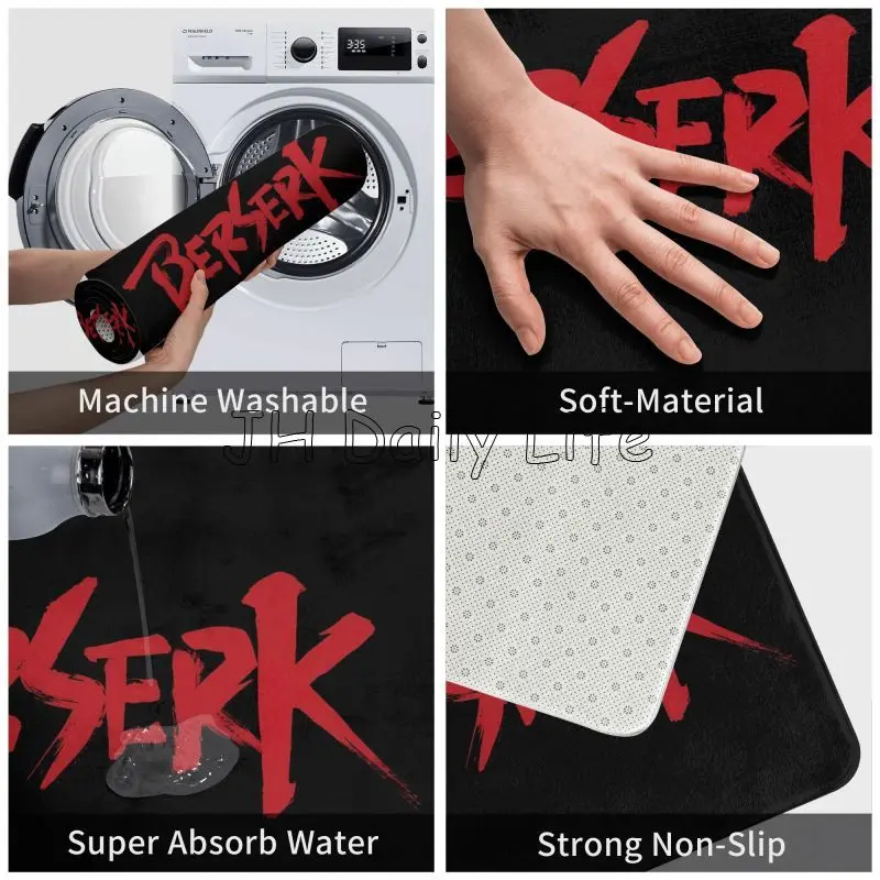 Japan Anime Berserk Print Welc - مراجعة Japan Bathroom.Home وسعره