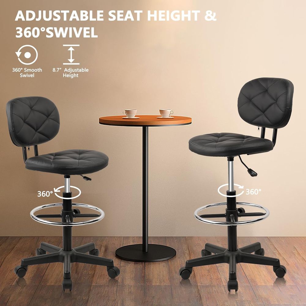 Adjustable Swivel Rolling Stoo - مراجعة Home & Bathroom Building Products Pte Ltd وسعره