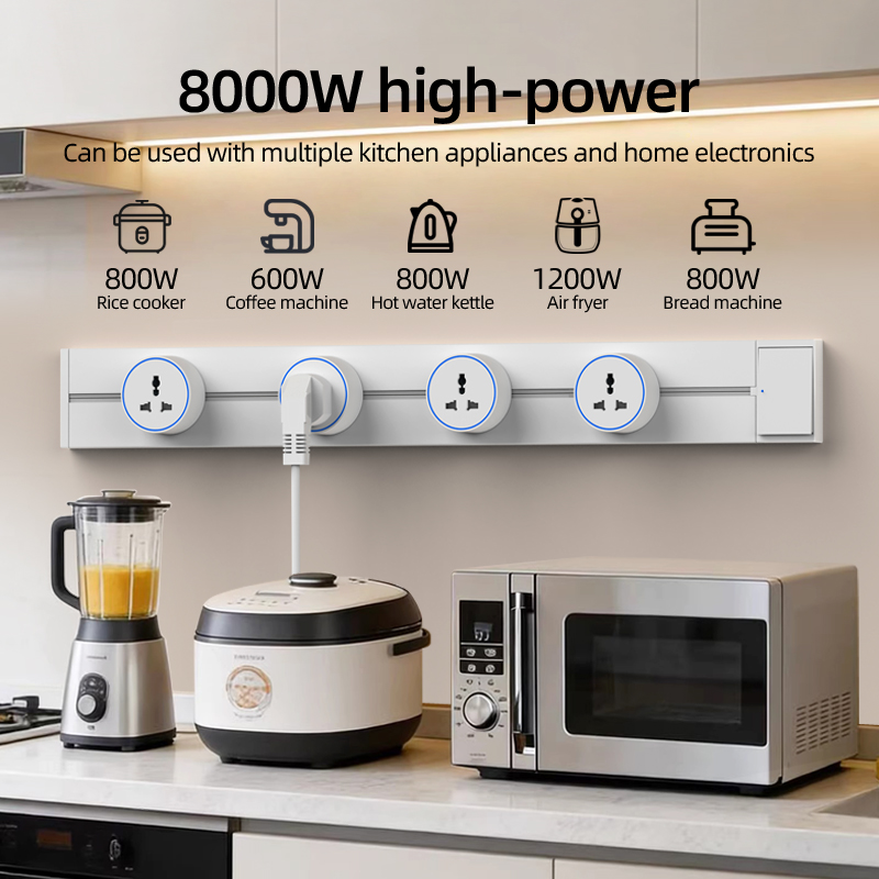 Track Rail Socket EU UK FR Kor - مراجعة Home Outlet Bathroom وسعره