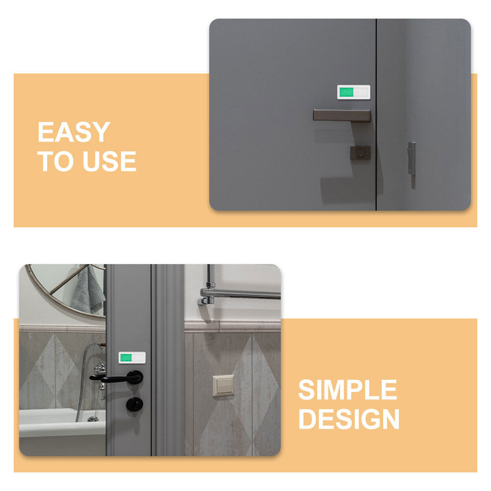 2Pcs Vacant Occupied Sign Pmma - مراجعة Home Bathroom Occupied Sign وسعره