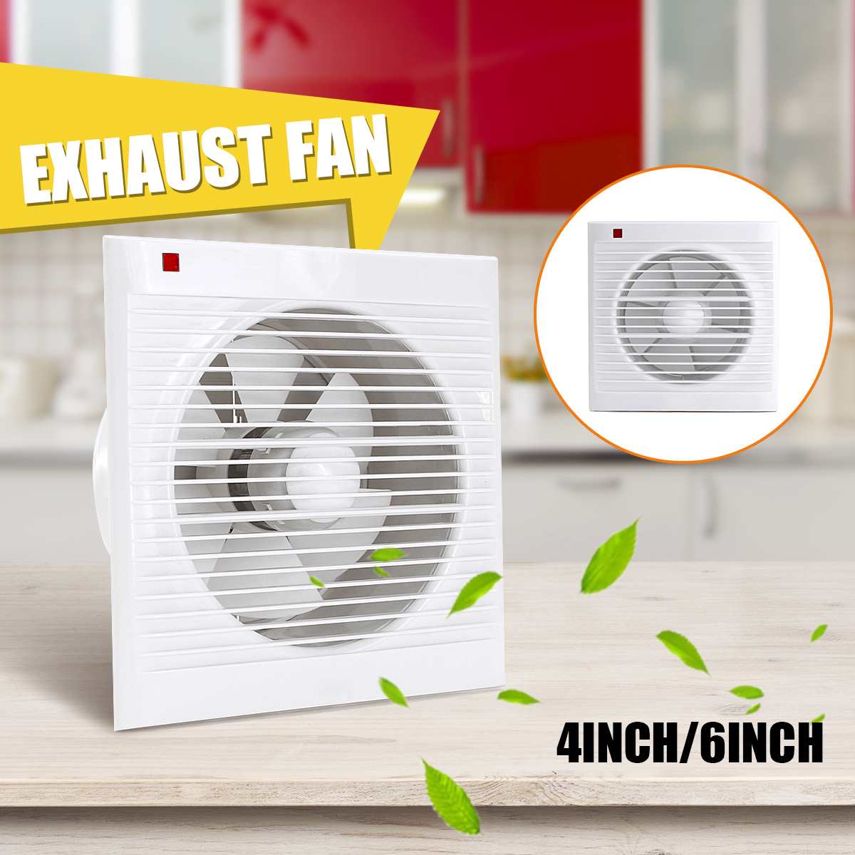 4 Inch 6 Inch 8 Inch 220V Mute - مراجعة Home Bathroom Extractor Fan وسعره