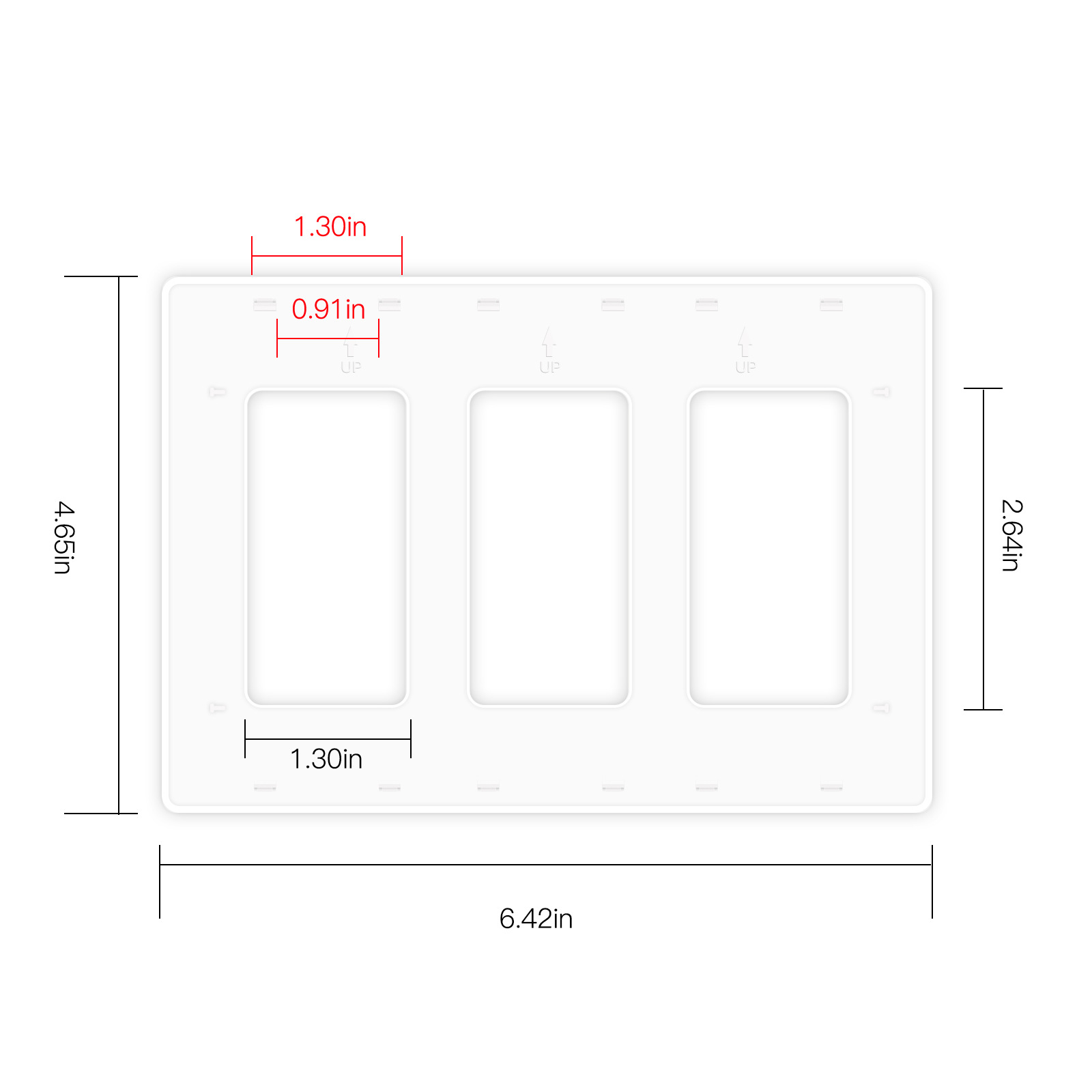 US、EU Type Switch Panel 2/3/4  - مراجعة Bathroom Home Improvement وسعره